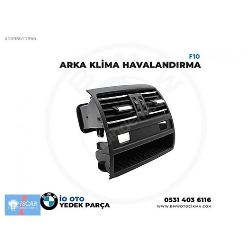 BMW F10 ARKA KLİMA HAVALANDIRMA OEM:64229158312